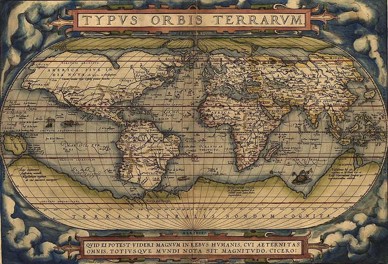 Mapamundi de Ortelius