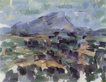 La montaña Sainte-Victoire, Cezanne