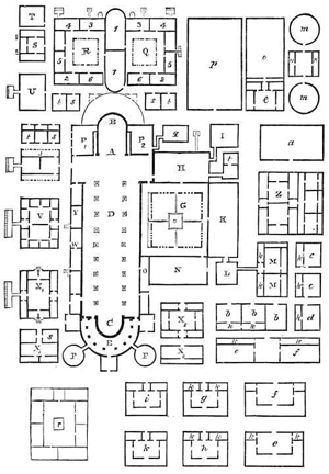 Plano de una abadía