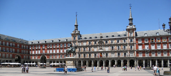 Plaza mayor, Madrid