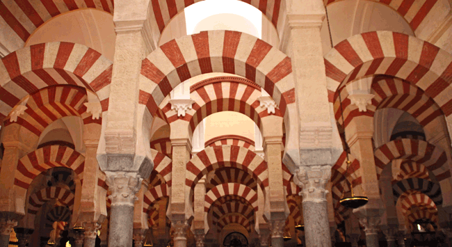 Arcos de la mezquita de Córdoba