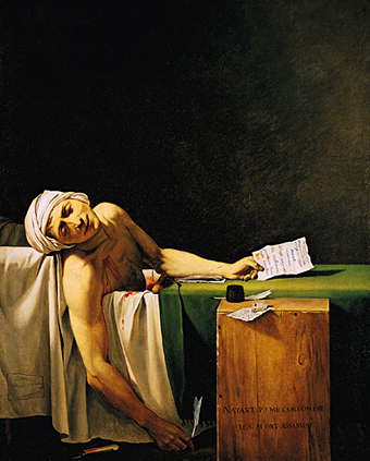 David Jacques Louis- La Mort de Marat, 1793