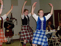 Scottish typical dancing.
