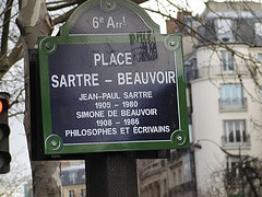 Sartre and Beauvoir Square