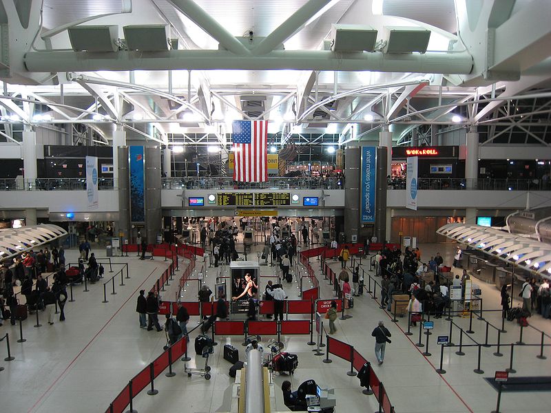 Terminal 1 of JFK Airport.