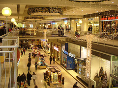 A typical shopping centre in the U.S.