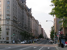 A typical street in Washington D.C.