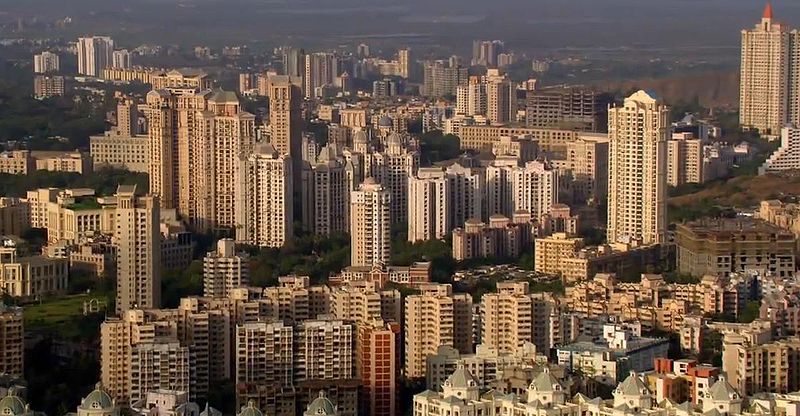 A residential area in the Mumbai metropolitan region