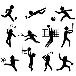 Dibujos representativos de varios deportes
