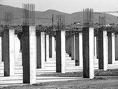 Pilares de una nueva construcción