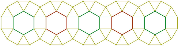 Dieño ornamental poligonal
