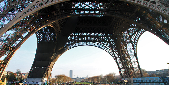 Detalle Torre Eiffel de París