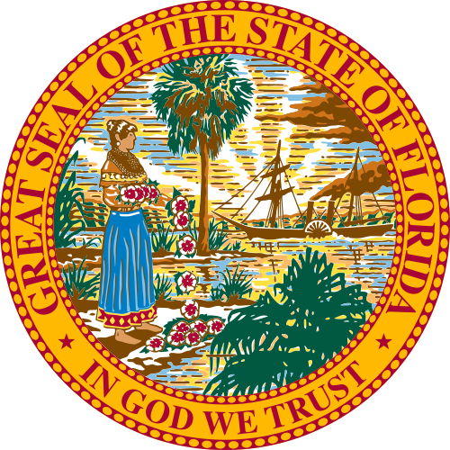 Seal of the State of Florida.