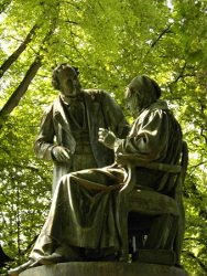 Monumento a Gauss-Weber en Göttingen