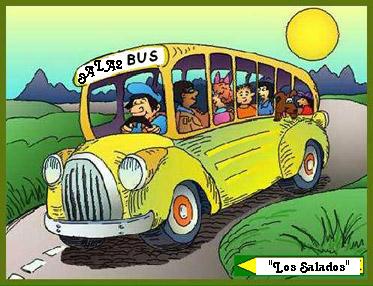 Dibujo de un bus escolar
