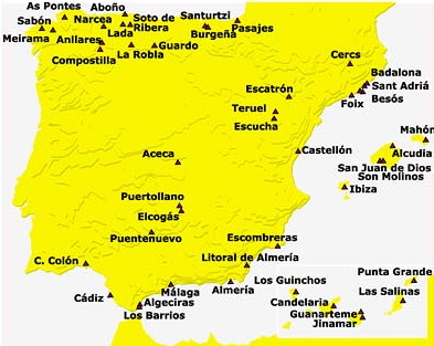 Centrales térmicas en España